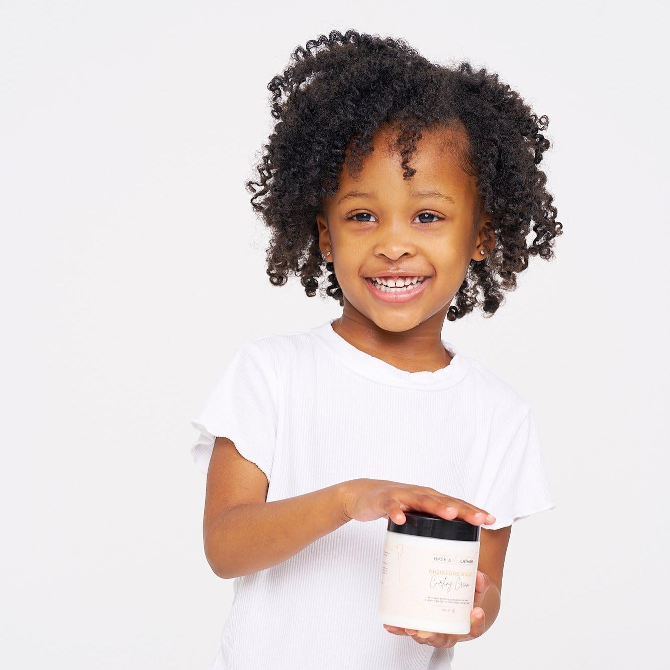 BASK & LATHER Amaranth extract close-up highlights nourishing ingredients.