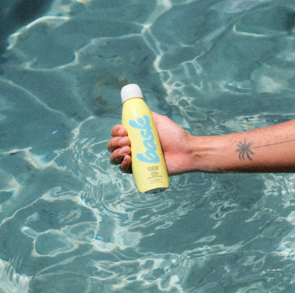 Bask non-aerosol can allows steady, even coverage.