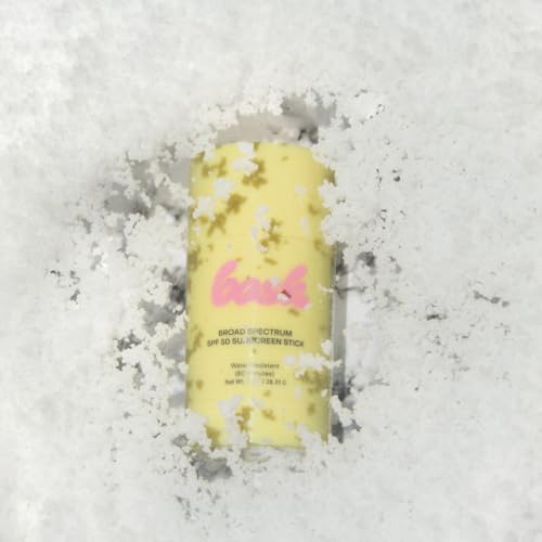 Bask fragrance-free face and lip protection in a compact stick.