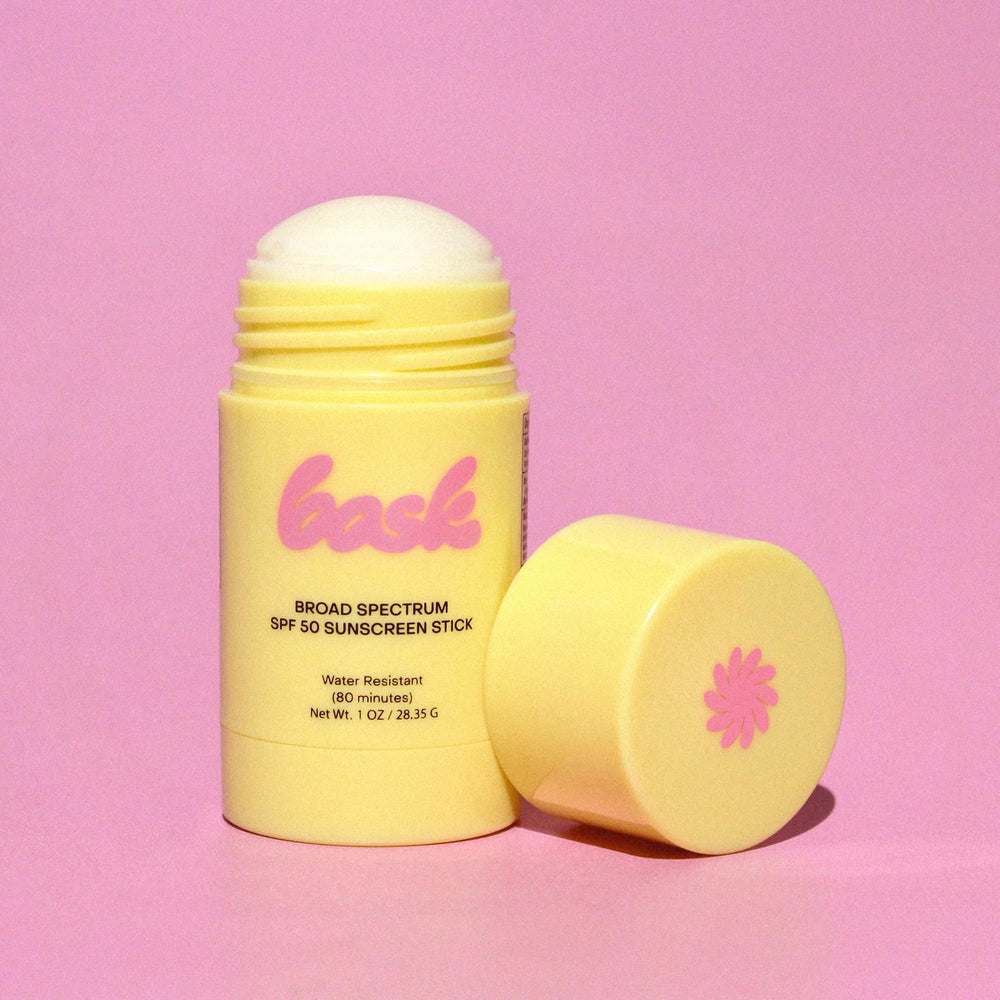 Bask formula with shea and cocoa butter delivers hydrating protection.