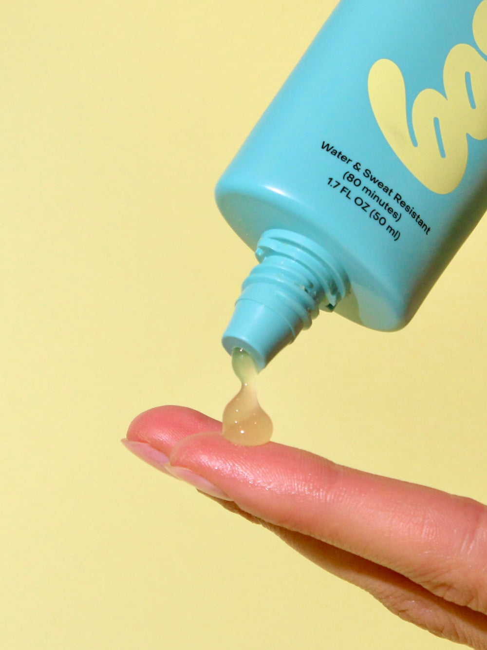 Bask Suncare non-greasy finish dries quickly for makeup-ready skin.