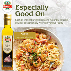 BASSO 1904 Garlic Oil over roasted vegetables for aroma and depth.