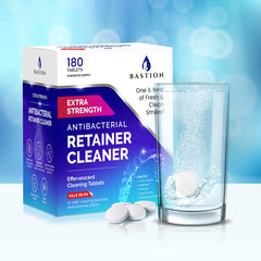 Bastion clear aligner cleaner tablets keep invisibility and clarity after soaking