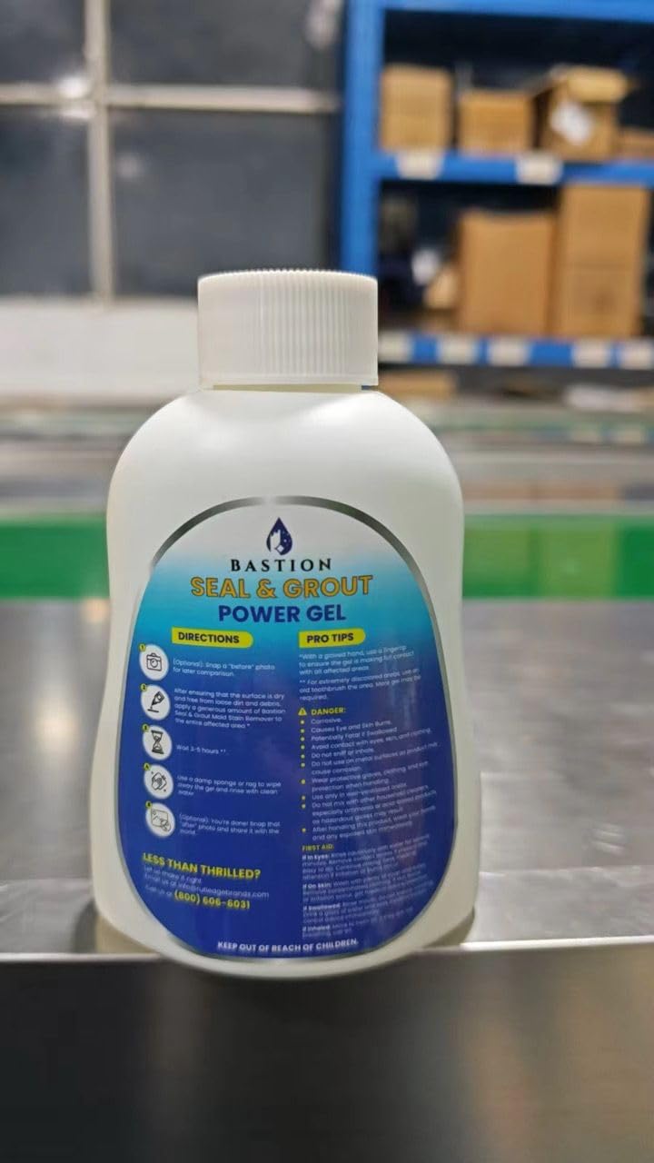 Bastion Mold Stain Remover Power Gel provides professional-strength cleaning for stubborn mold spots