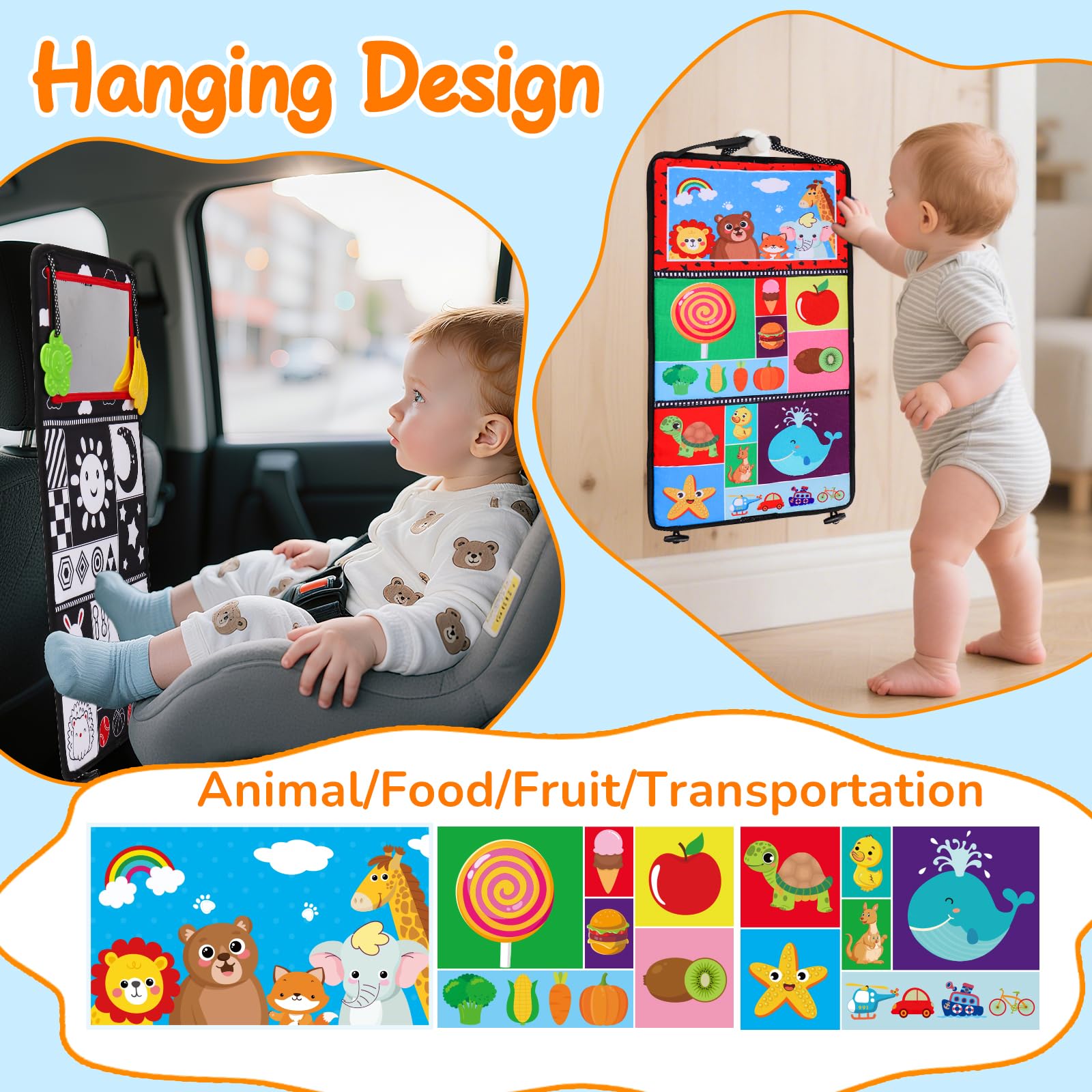 Basytodio car-seat friendly baby toy keeps little one entertained on the go.