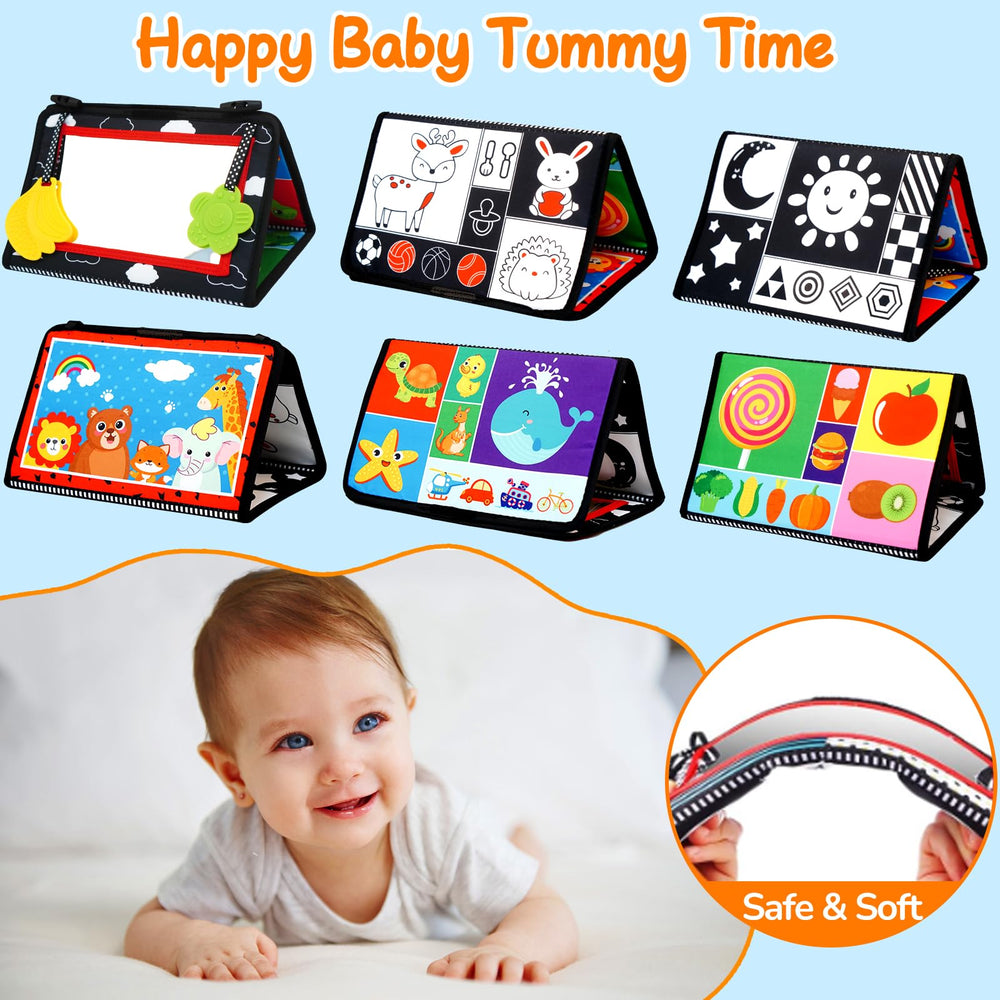 Basytodio durable foldable sensory toy for easy storage and travel.