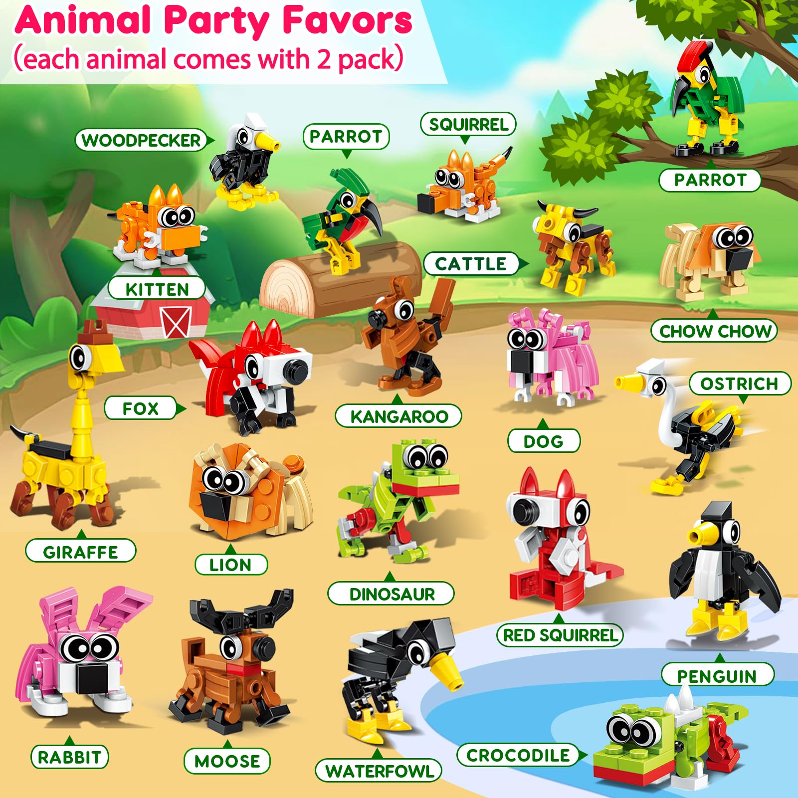 Basytodio end-of-year gifts delight students with tiny animal figures.