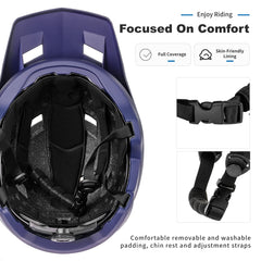 BATFOX Bike Helmet inner padding removable image for easy cleaning and refresh.