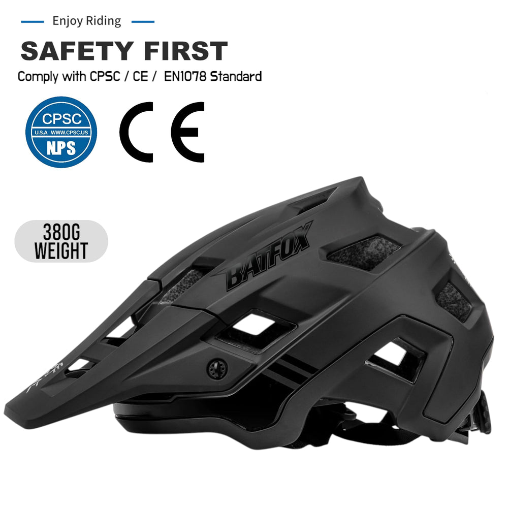BATFOX Bike Helmet side profile highlighting sleek design for all-mountain use.
