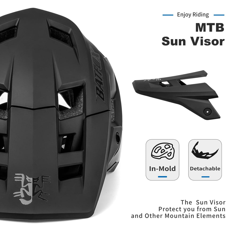 BATFOX Bike Helmet ventilation system demonstrating 18 vents for cooling.