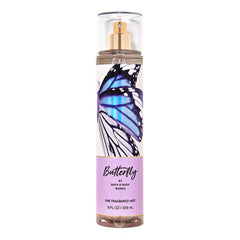 Bath & Body Works Butterfly Fine Fragrance Mist bottle, paraben-free formula for daily fragrance layering