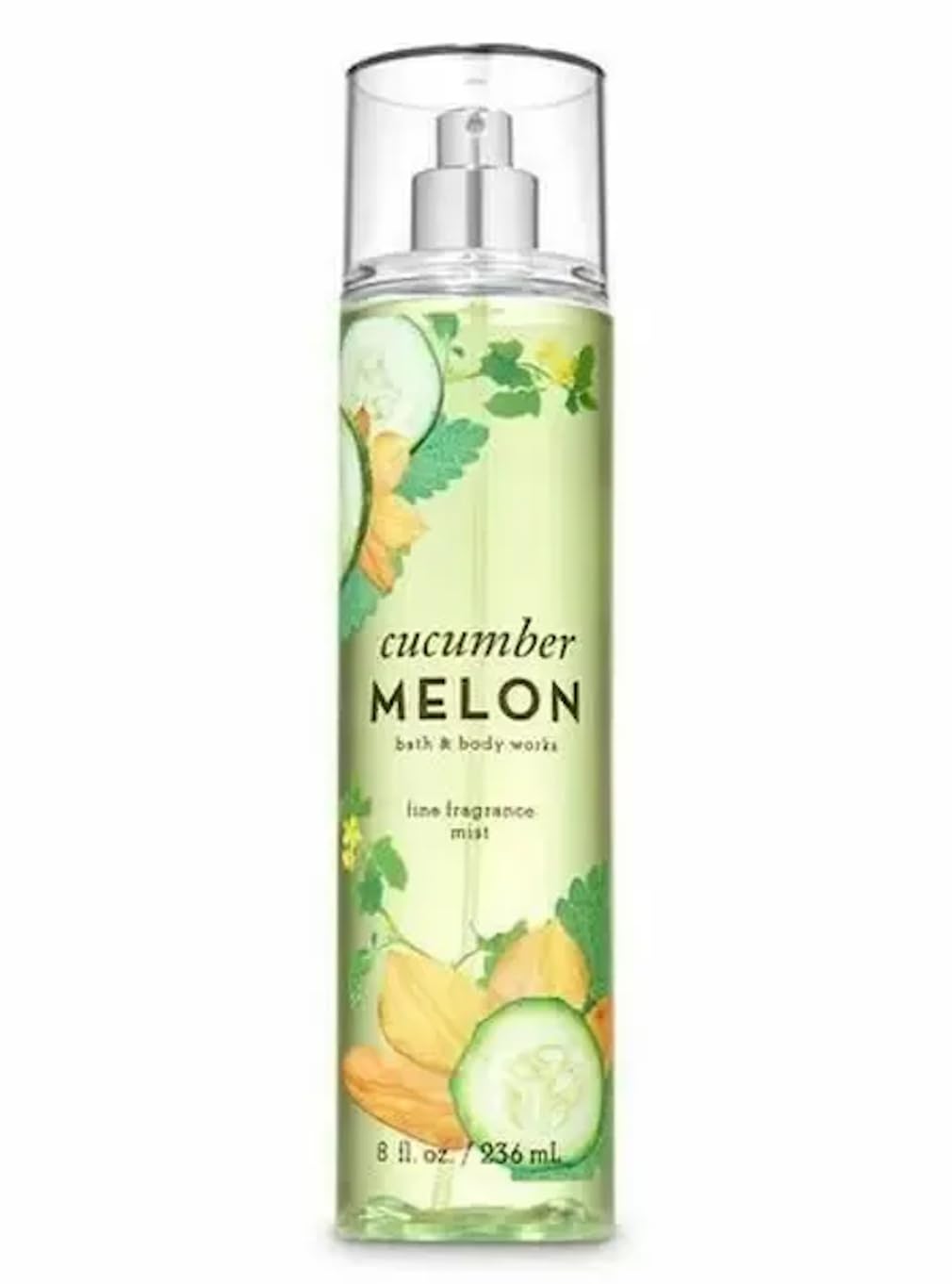 Bath and Body Works Cucumber Melon bottle with pump for even coverage and refreshing scent.