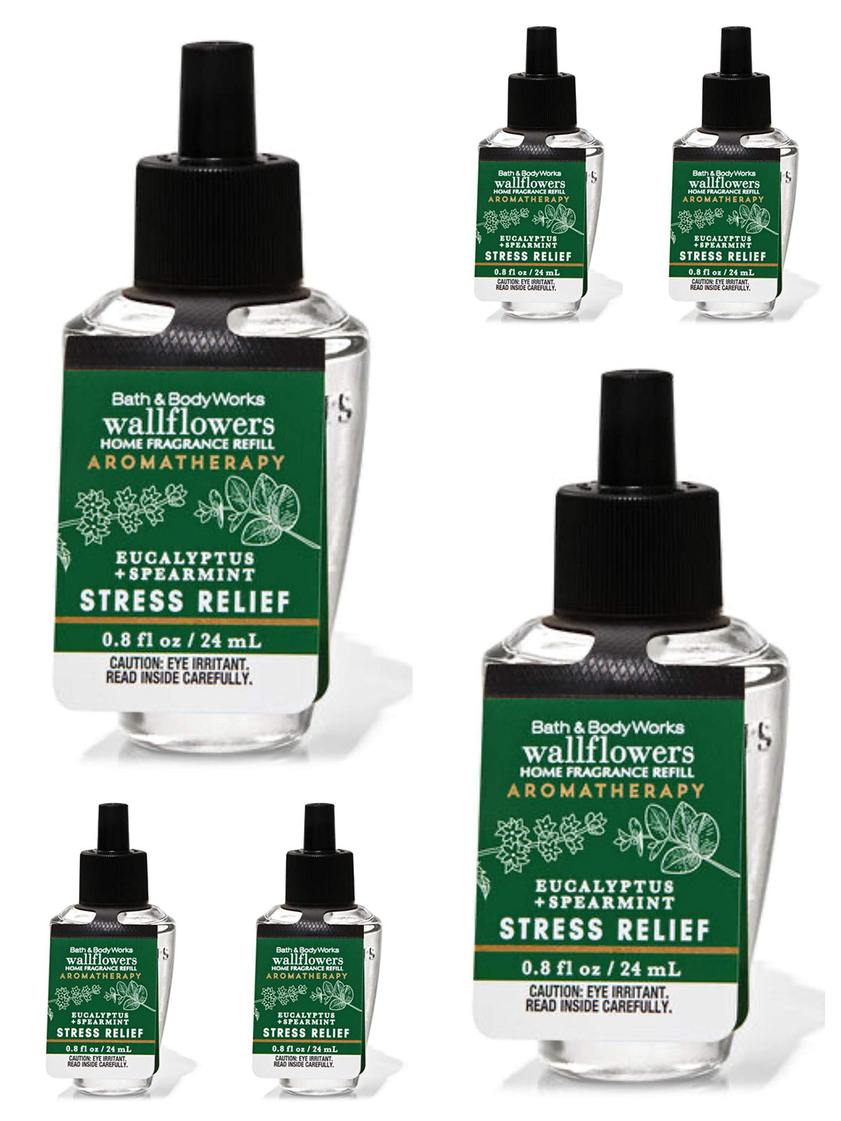 Bath & Body Works Eucalyptus Spearmint sampler box with six refills for weeks of fragrance.