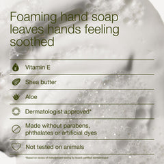 Moonlit Goddess foam texture close-up with creamy lather.