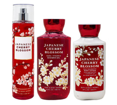 Bath and Body Works Japanese Cherry Blossom trio for daily fragrance and hydrated skin