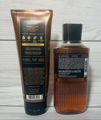 Bath & Body Works Mahogany Teakwood body cream jar highlighting hydration.