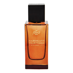 Bath &amp; Body Works Mahogany Teakwood Cologne bottle showing warm, woody fragrance for everyday wear
