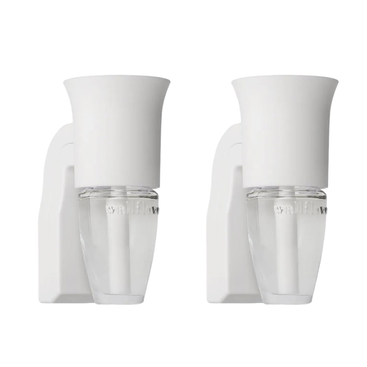 Bath & Body Works Wallflowers plug with white flare design for flameless, continuous room fragrance