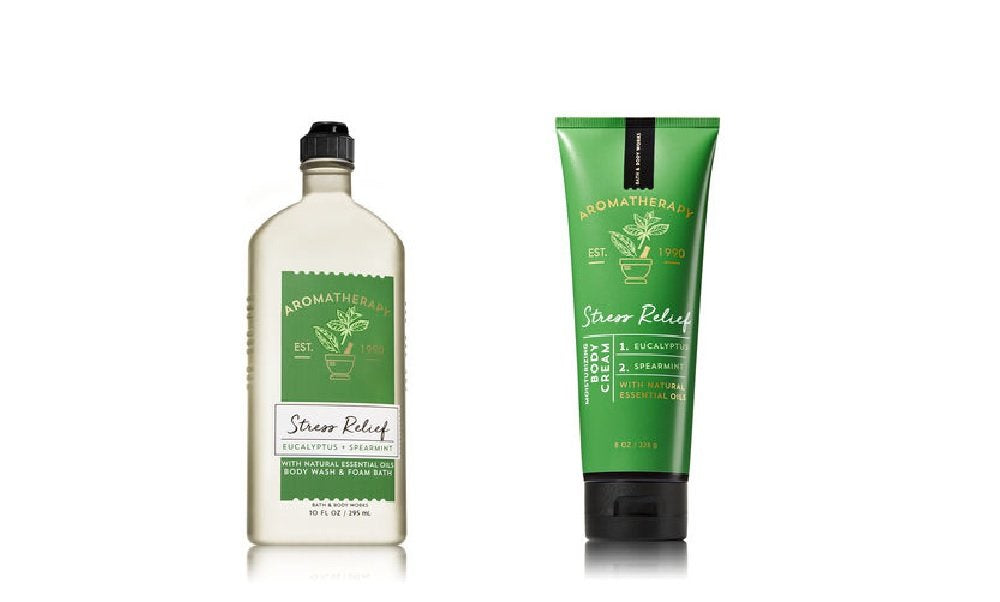 Bath and Body Works Aromatherapy eucalyptus spearmint body wash for daily hydration