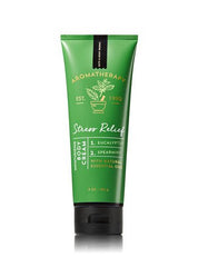 Bath and Body Works aromatherapy stress relief bundle with soothing wash and cream
