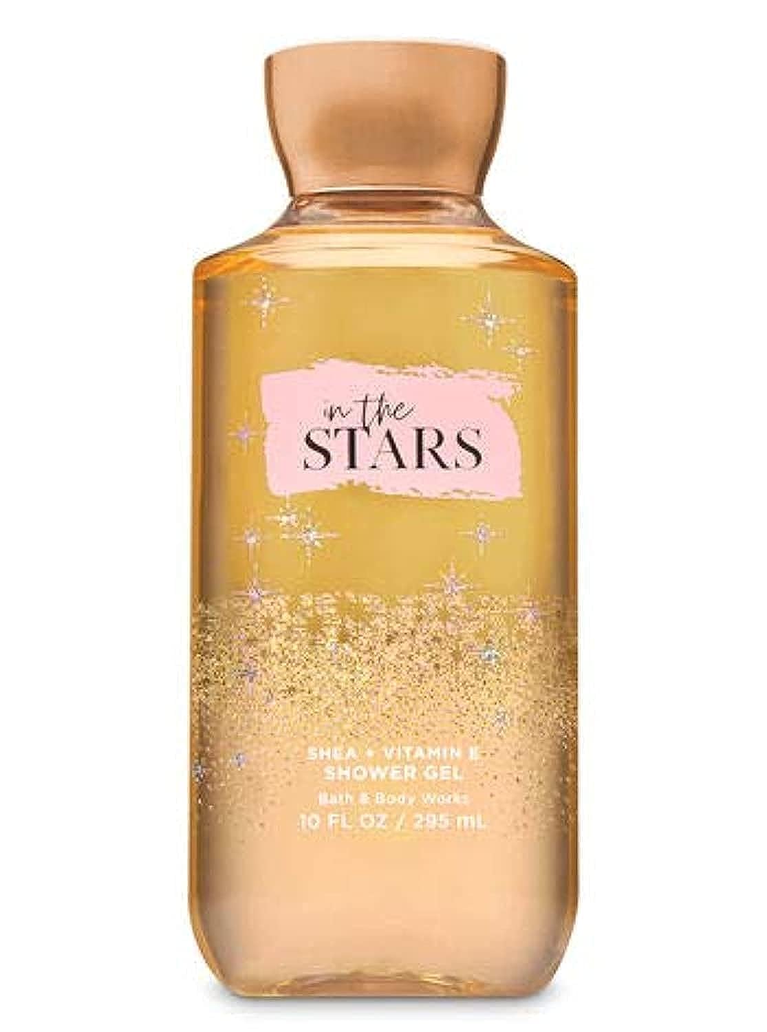 Bath & Body Works In The Stars Shower Gel bottle highlights premium packaging for a luxurious shower.