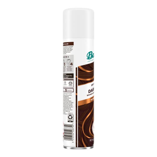 Batiste Dry Shampoo dark-hair look blends seamlessly with deep tones.
