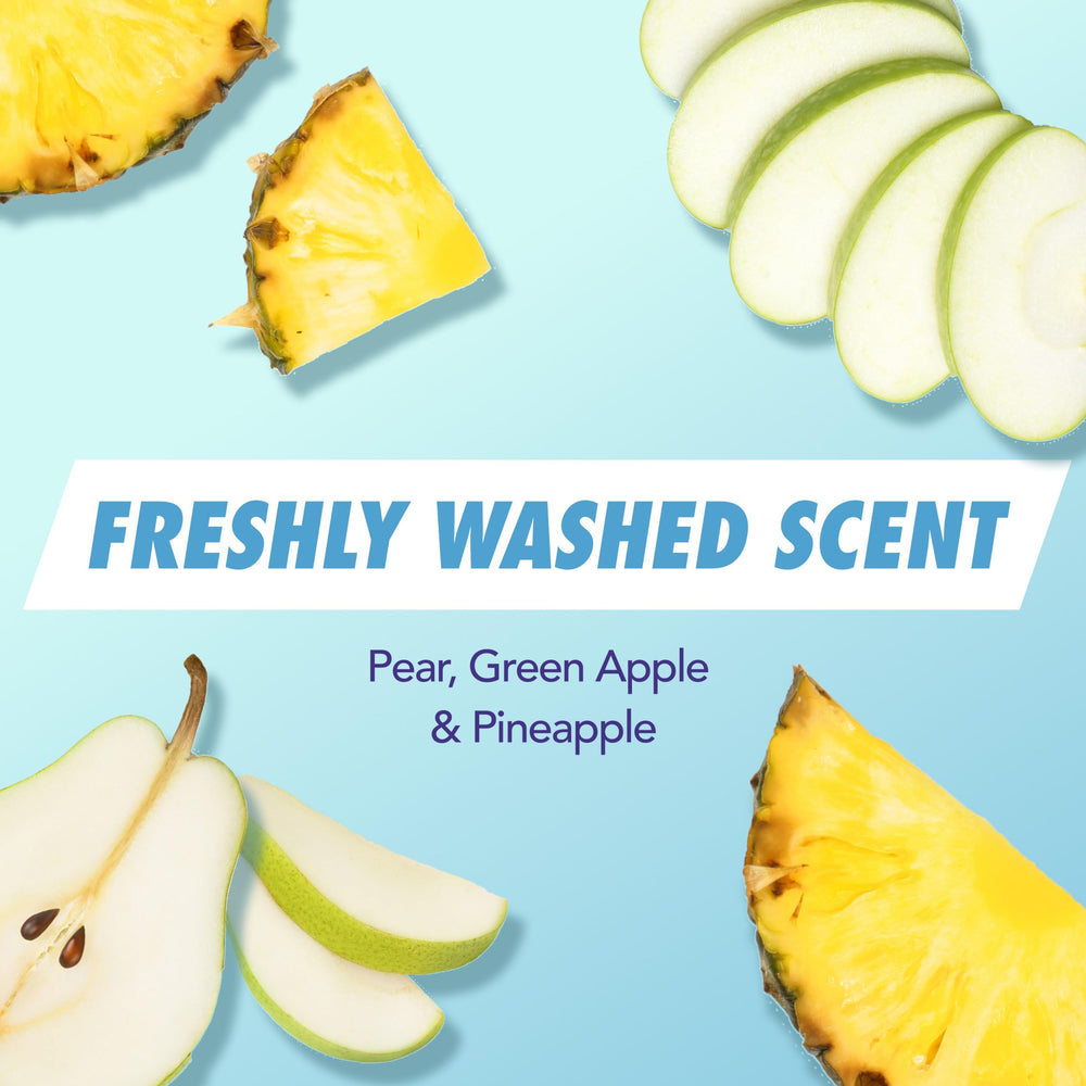 Batiste green apple pineapple nectarine scent notes for mood uplift.