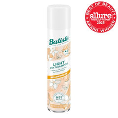 Batiste Light Dry Shampoo Mellow Melon spray mist refreshing hair between washes.