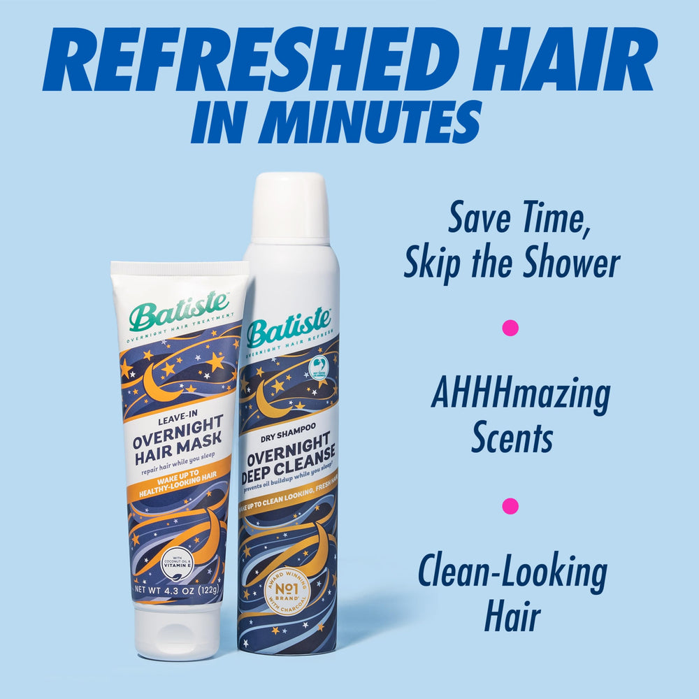 Batiste oil-absorption action shot conveys fresh-feeling hair between washes.