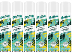 Batiste Original Dry Shampoo bottle 200 ml shows classic design for quick oil control