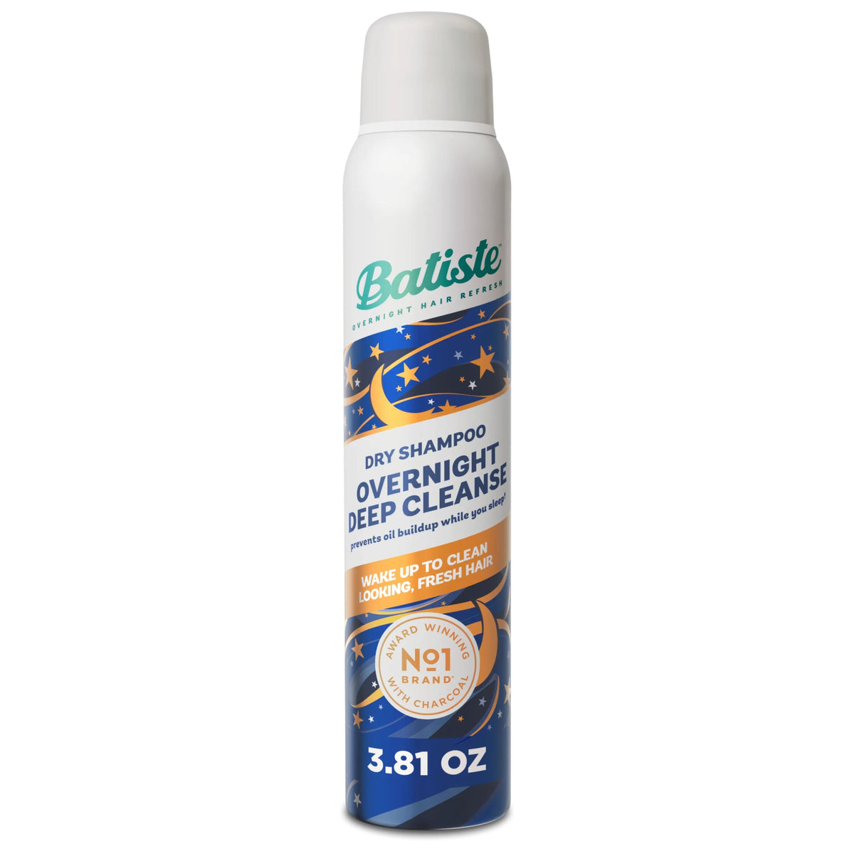 Batiste Overnight Deep Cleanse bottle highlights oil-control for fresher mornings.