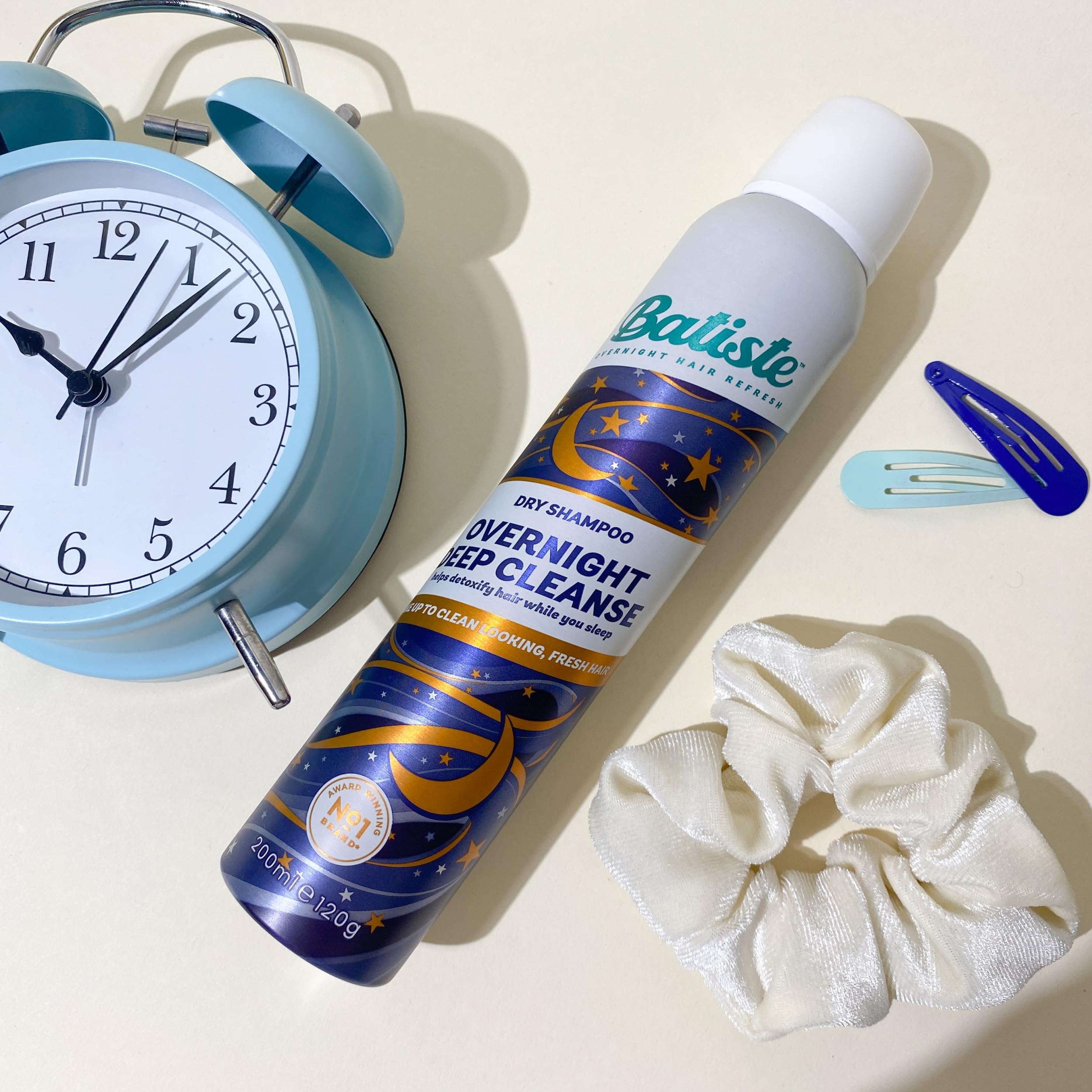 Batiste packaging close-up highlights 3.81 oz size and travel-friendly design.