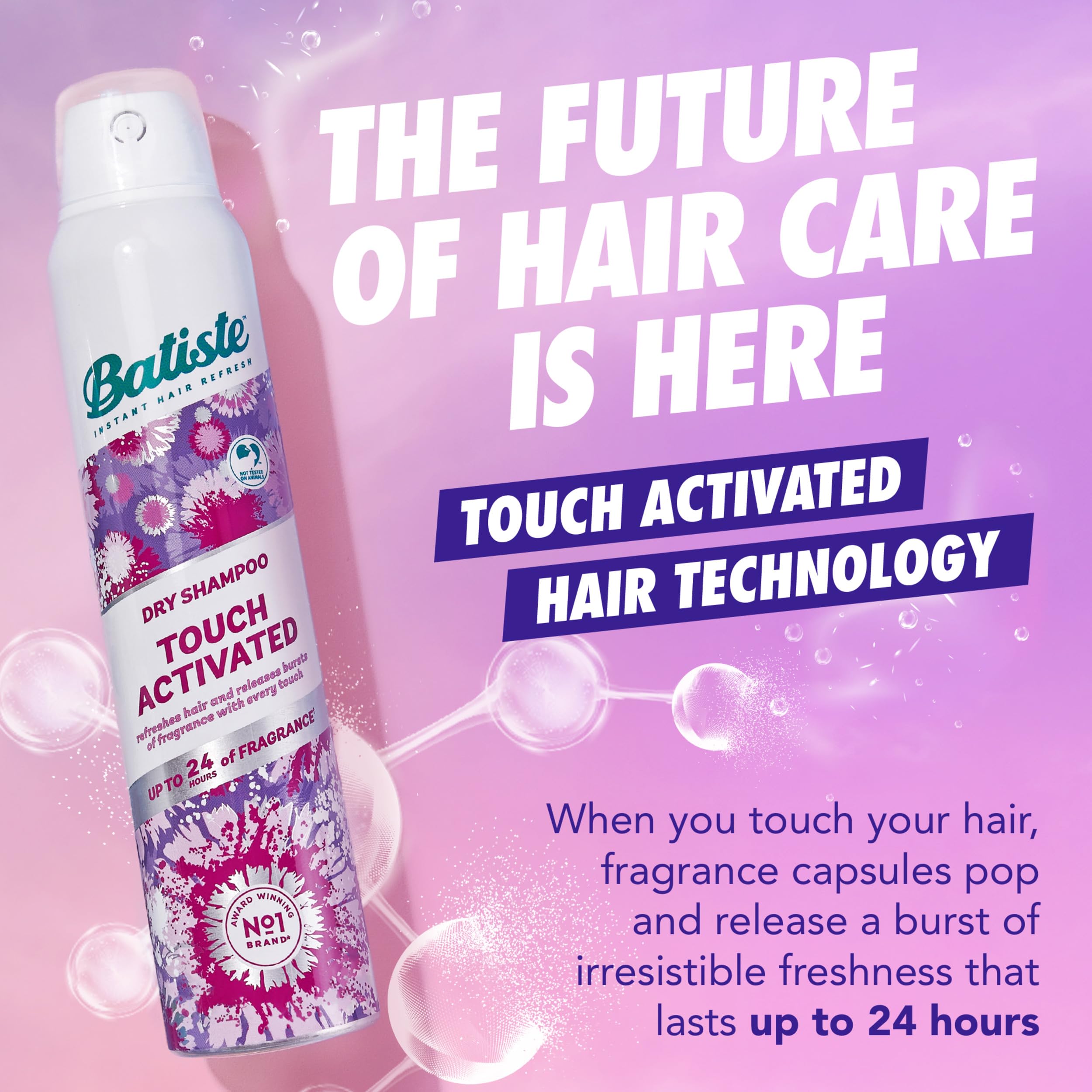 Batiste spray at roots to absorb oil and revive limp hair