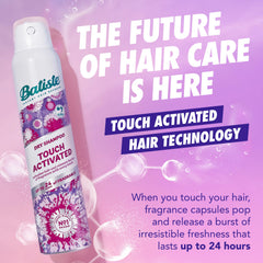 Batiste spray at roots to absorb oil and revive limp hair