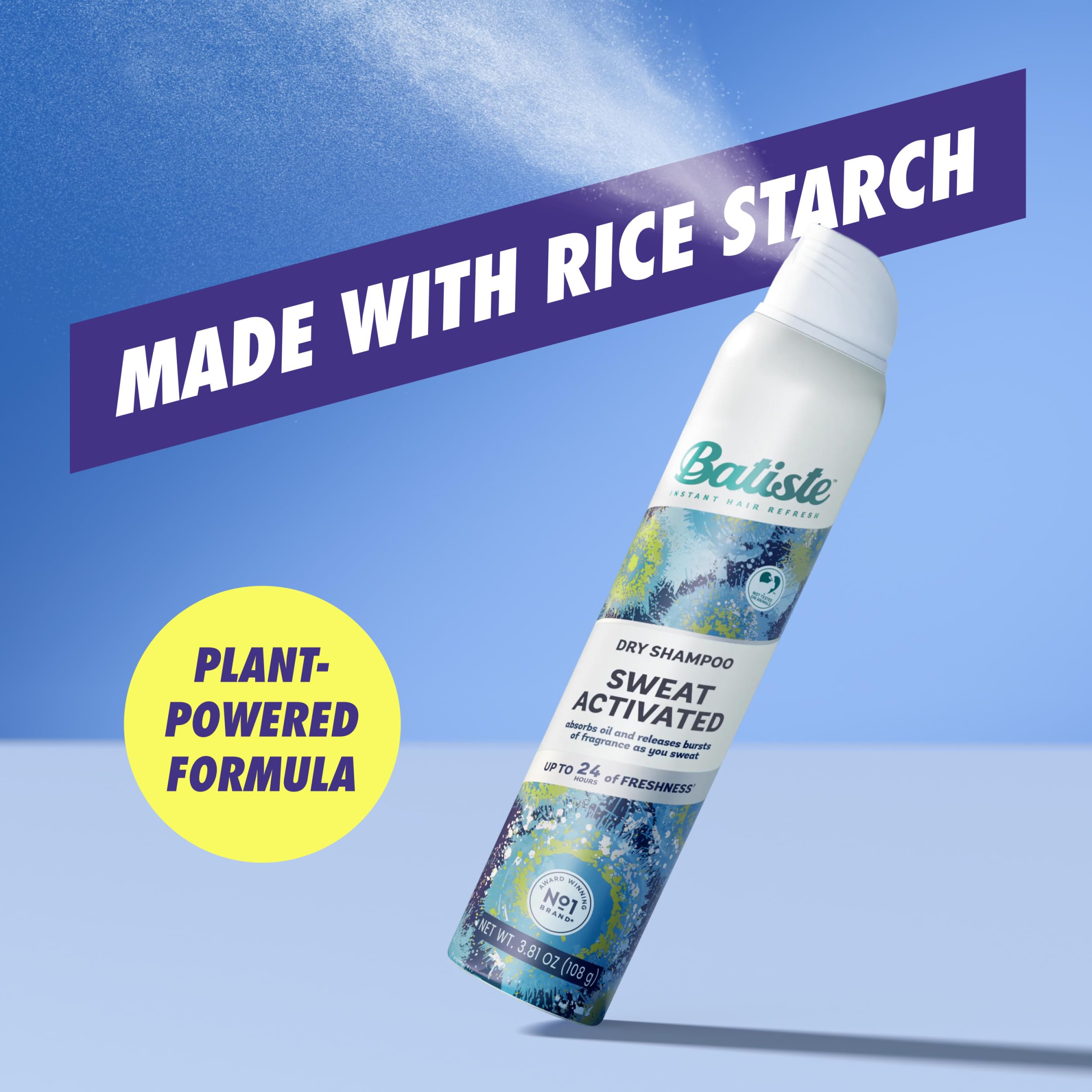 Batiste 3.81 oz can delivering up to 24 hours of freshness