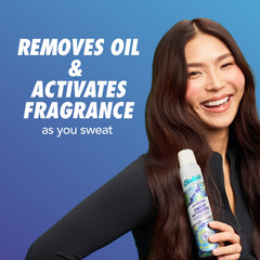 Batiste fragrance capsules indicating sweat-activated scent release