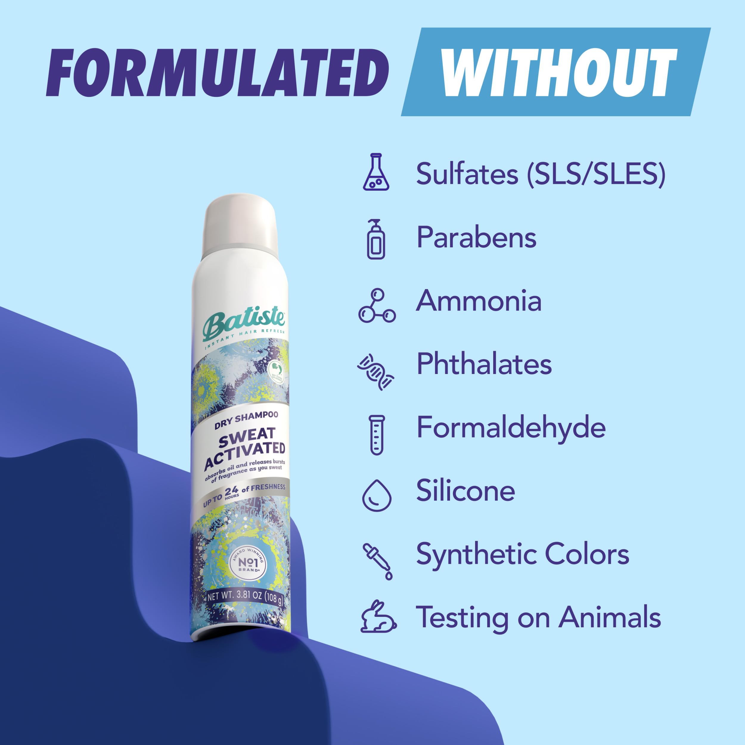 Batiste product on roots delivering refreshing after workout look