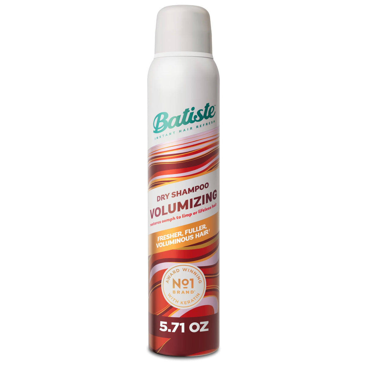 Batiste Volumizing Dry Shampoo bottle for quick refresh between washes