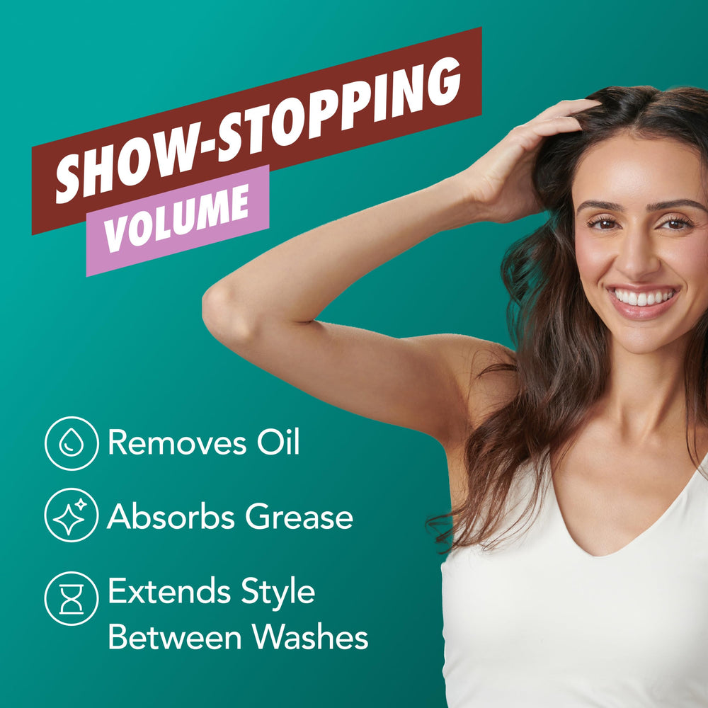 Batiste Volumizing Dry Shampoo pump dispenser for easy, mess-free application