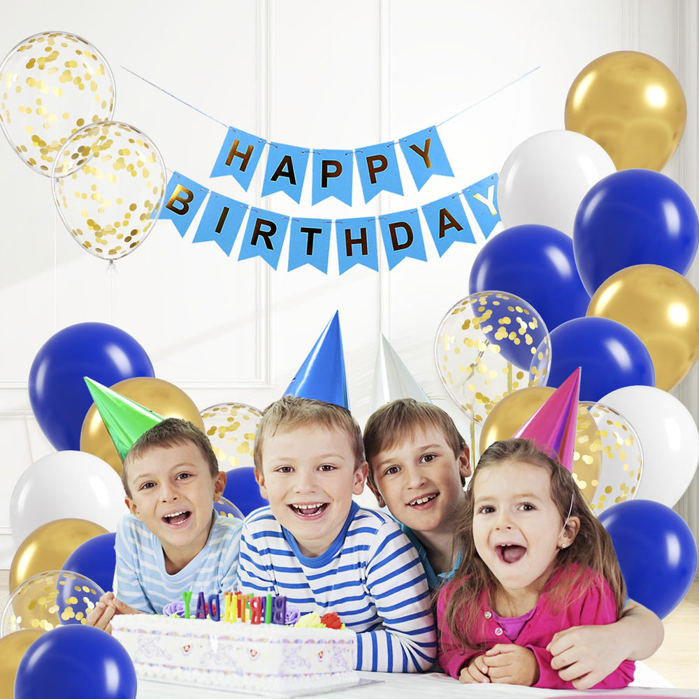 BAUANOOY gold confetti balloon 12inch adds festive sparkle to photos
