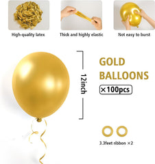 BAUANOOY gold ribbon 32ft adds elegant finishing touches to balloon displays.