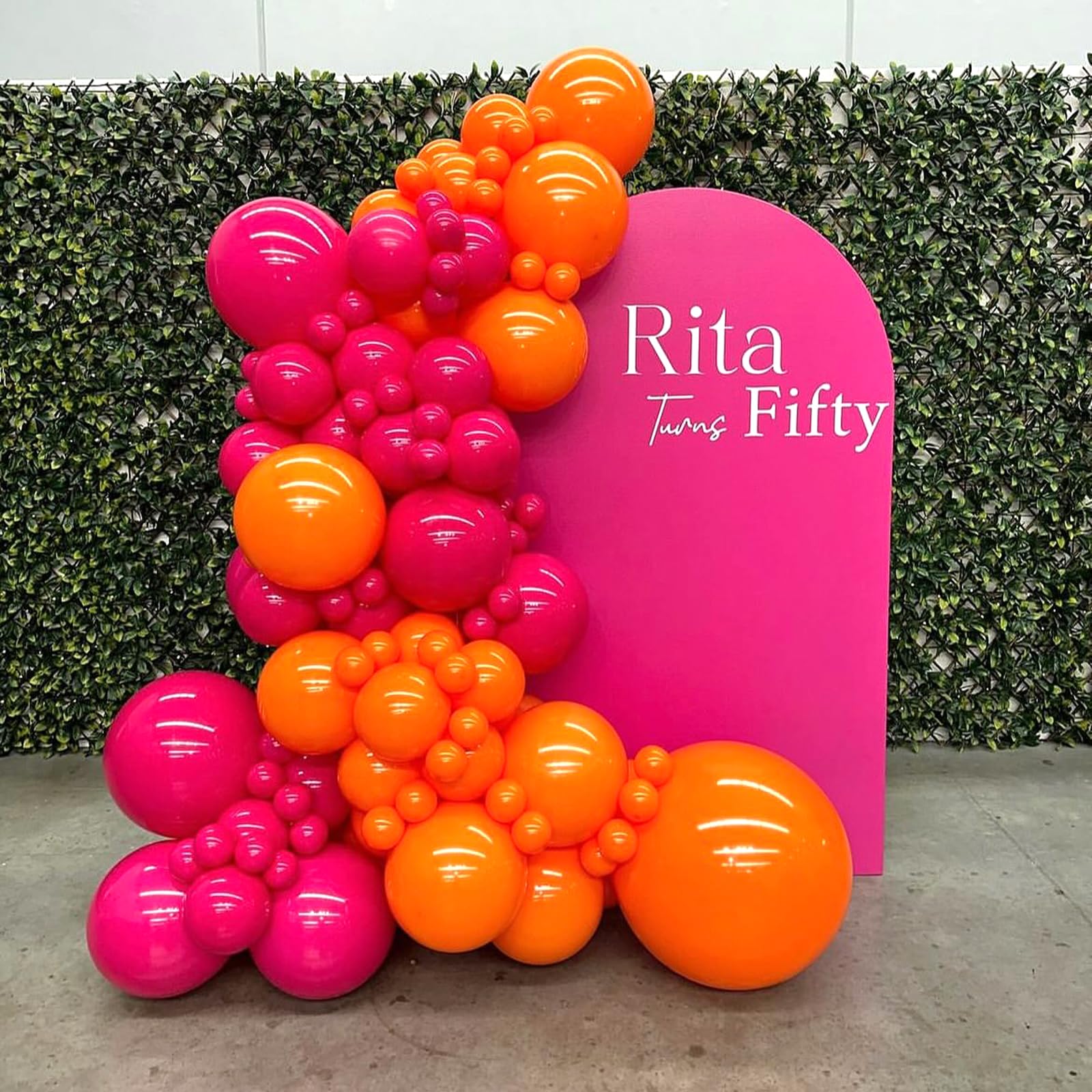 BAUANOOY tropical party pink decor adds playful vibe