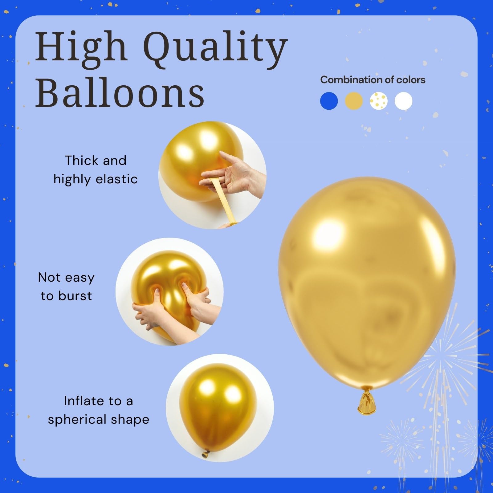 BAUANOOY white 12inch balloon ideal for classic arches and neutral palettes