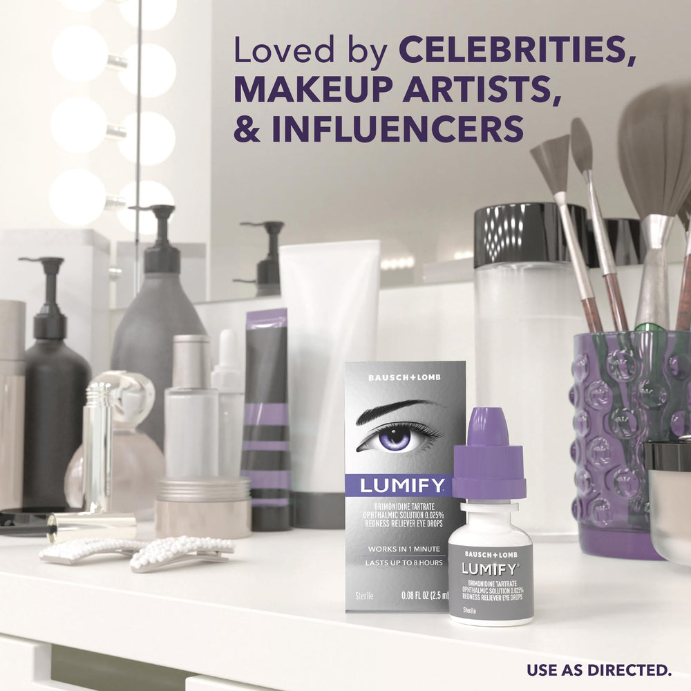 Lumify label explains usage and quick onset potential for ready-to-go days.