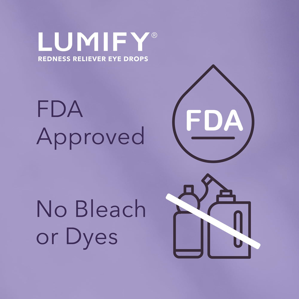 Lumify sterile packaging seal close-up emphasizing safety and freshness.