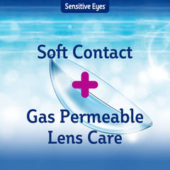 Bausch + Lomb Sensitive Eyes 2-pack packaging for convenient multi-day lens maintenance