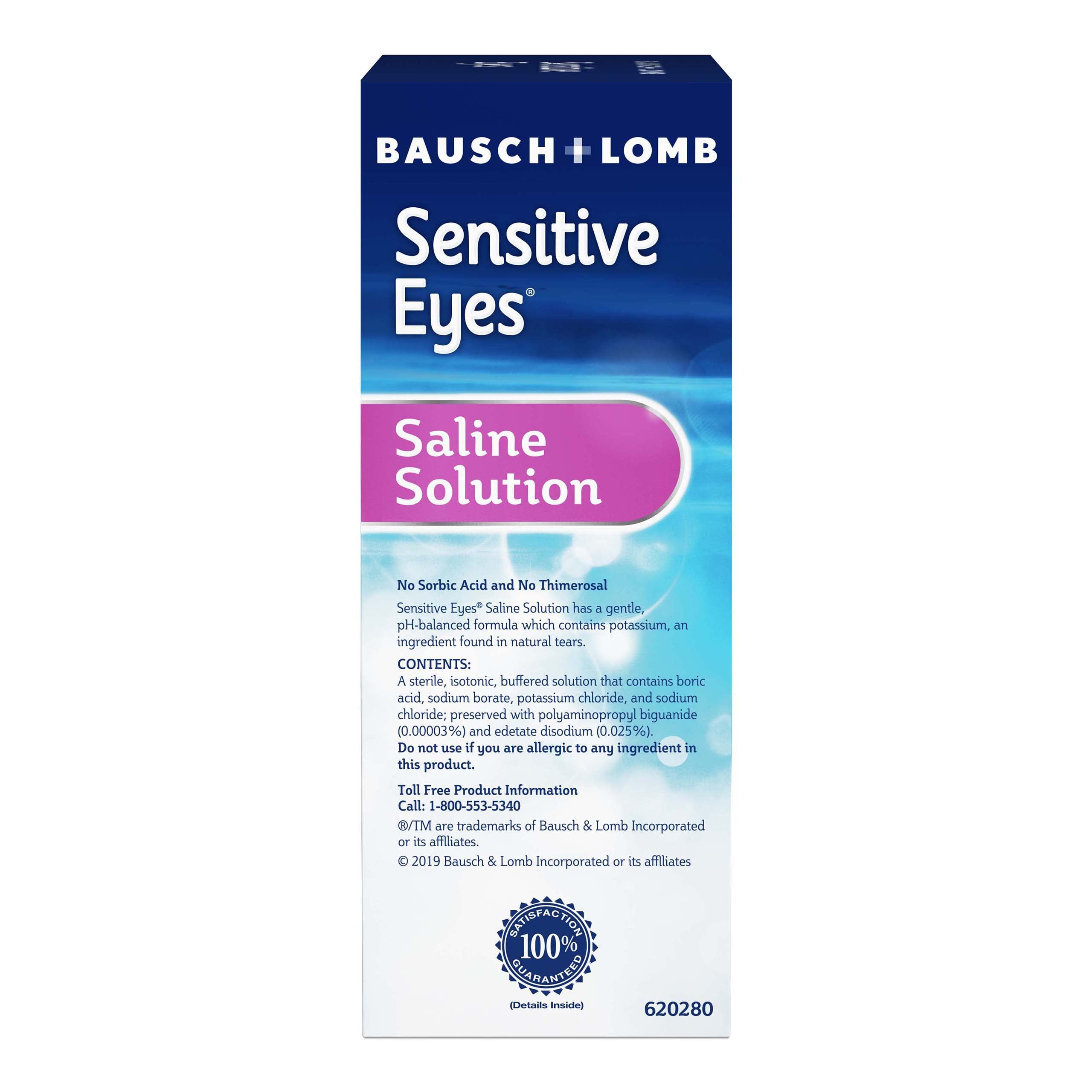 Bausch + Lomb Sensitive Eyes 12 oz bottle featured for daily eye care routine