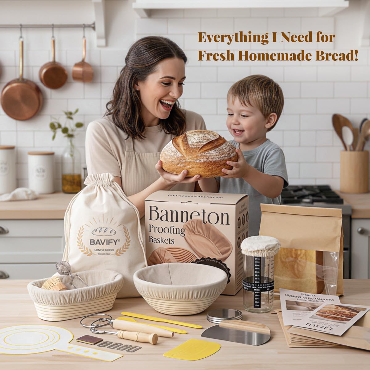 BAVIFY sourdough recipe card guiding beginners to tasty results