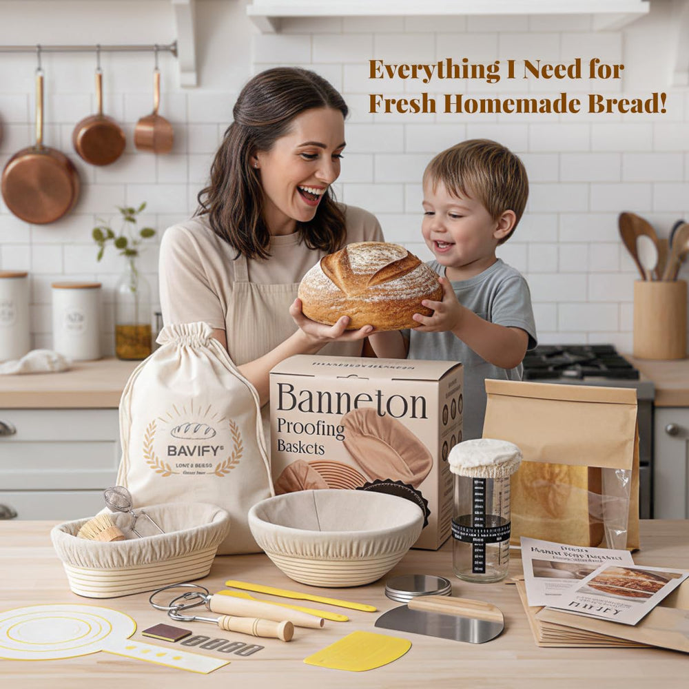 BAVIFY sourdough recipe card guiding beginners to tasty results