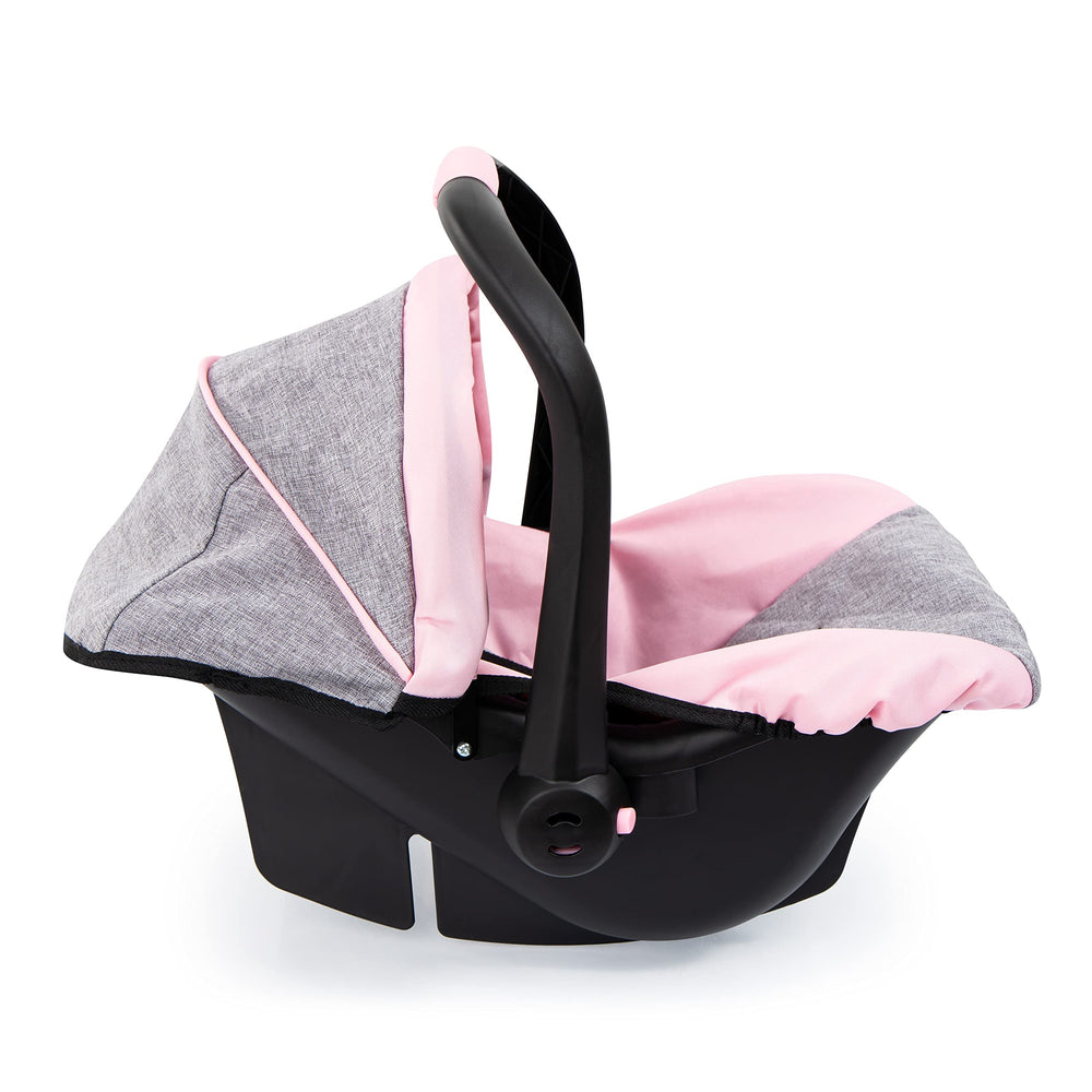Easy Go cover attached to Neo Vario pram provides shaded doll travel